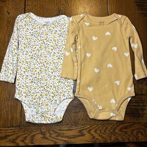 3/$12 Carters 18 Month Girl Onesies